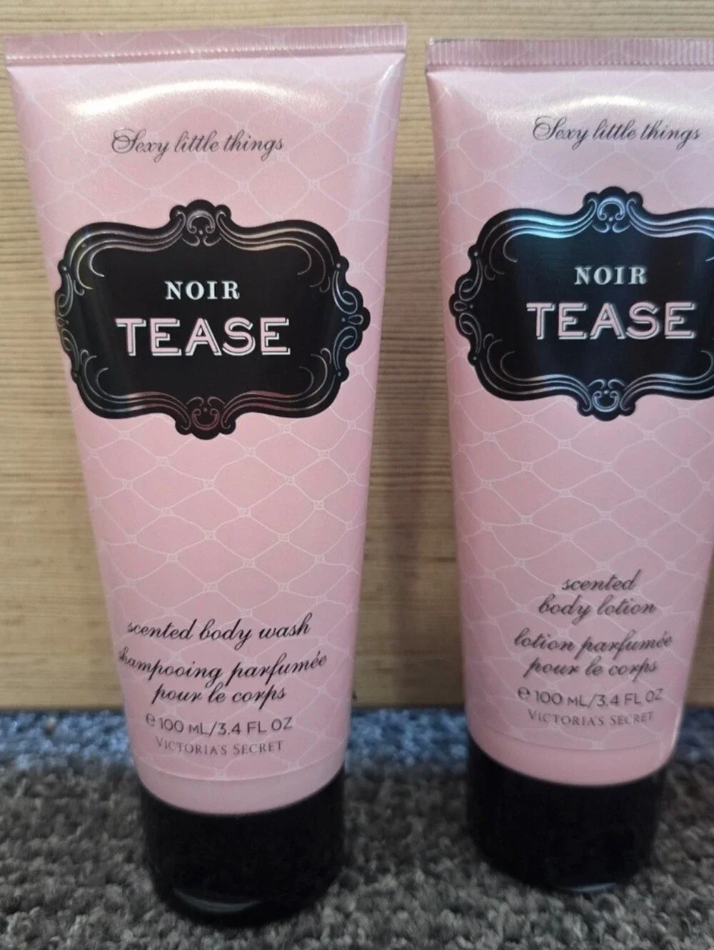 3-piece Victoria's Secret Sexy Little Things Noir Tease travel set-discontinued